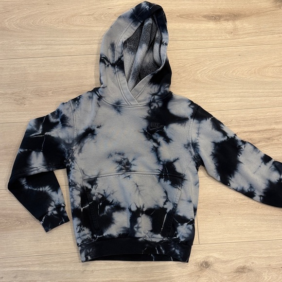 Nike Other - Nike Kids Hoodie - Black and Gray Tie-Dye